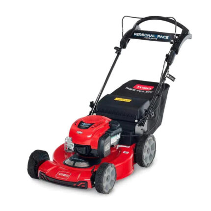 YARDMAX 22 in. 201cc SELECT PACE 6 Speed CVT High Wheel 3-in-1 Gas Walk Behind Self Propelled Lawn Mower