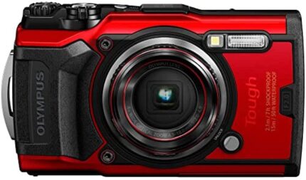 OLYMPUS Tough TG-6 Waterproof Camera, Red