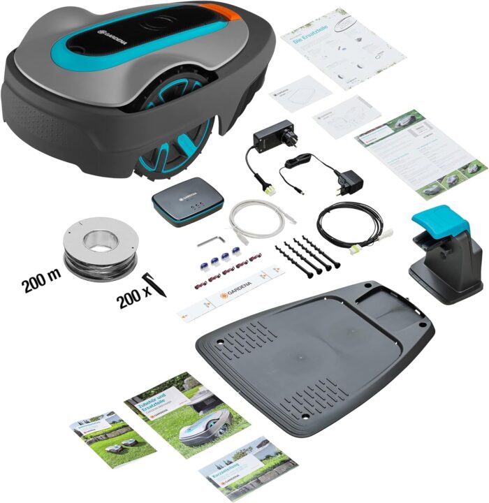 Gardena Mähroboter smart SILENO life 750 m² Set: Innovative LONA AI-Technologie, Steuerung per App, SensorControl, für Steigungen bis zu 35 Prozent, inkl. smart Gateway, DE-Version (19701-60) - Image 8