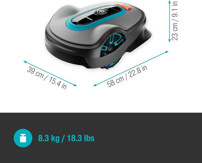 Gardena Mähroboter smart SILENO life 750 m² Set: Innovative LONA AI-Technologie, Steuerung per App, SensorControl, für Steigungen bis zu 35 Prozent, inkl. smart Gateway, DE-Version (19701-60) - Image 30