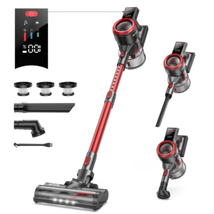 BuTure Cordless Vacuum Cleaner, 450W Stick Vacuum