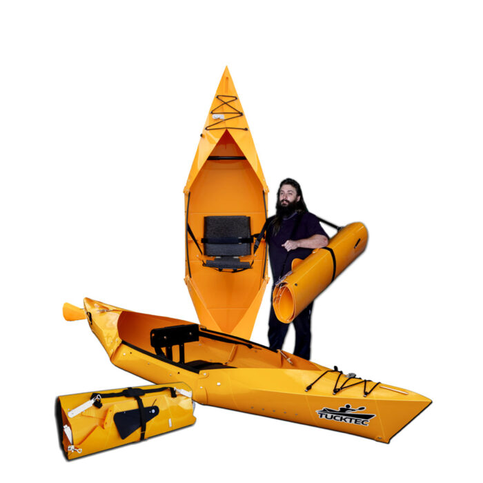 2023 TUCKTEC 8' FOLDING KAYAKS for YOUTH and SMALL ADULT - Image 3