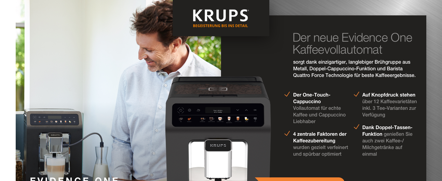 Krups EA895N Evidence One Plus Kaffeevollautomat