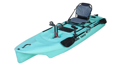 10.5' Raven Fin Drive Sit On Top Fishing Kayak | great flat deck standing platform