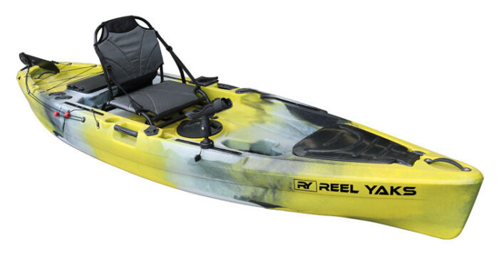 11' Rubicon Paddle Drive Fishing Kayak | suitable for ocean lakes rivers | easy to carry