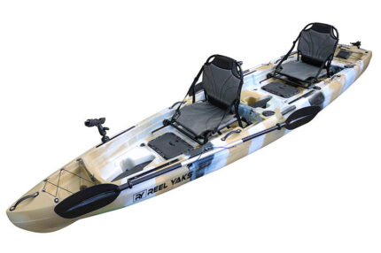 13.5' Recon Mirage Compatible Angling Kayak | effortless pedal drive | waterproof storage