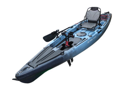 12' Ranger Fin Drive Angler Kayak | 550lbs capacity, fin drive | piscator kayac