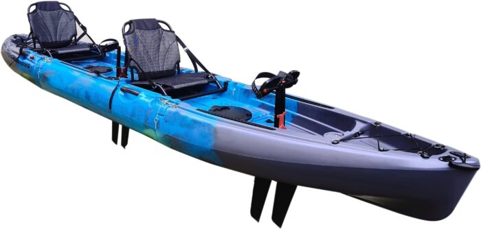 Tandem pedal Kayak 4 blue